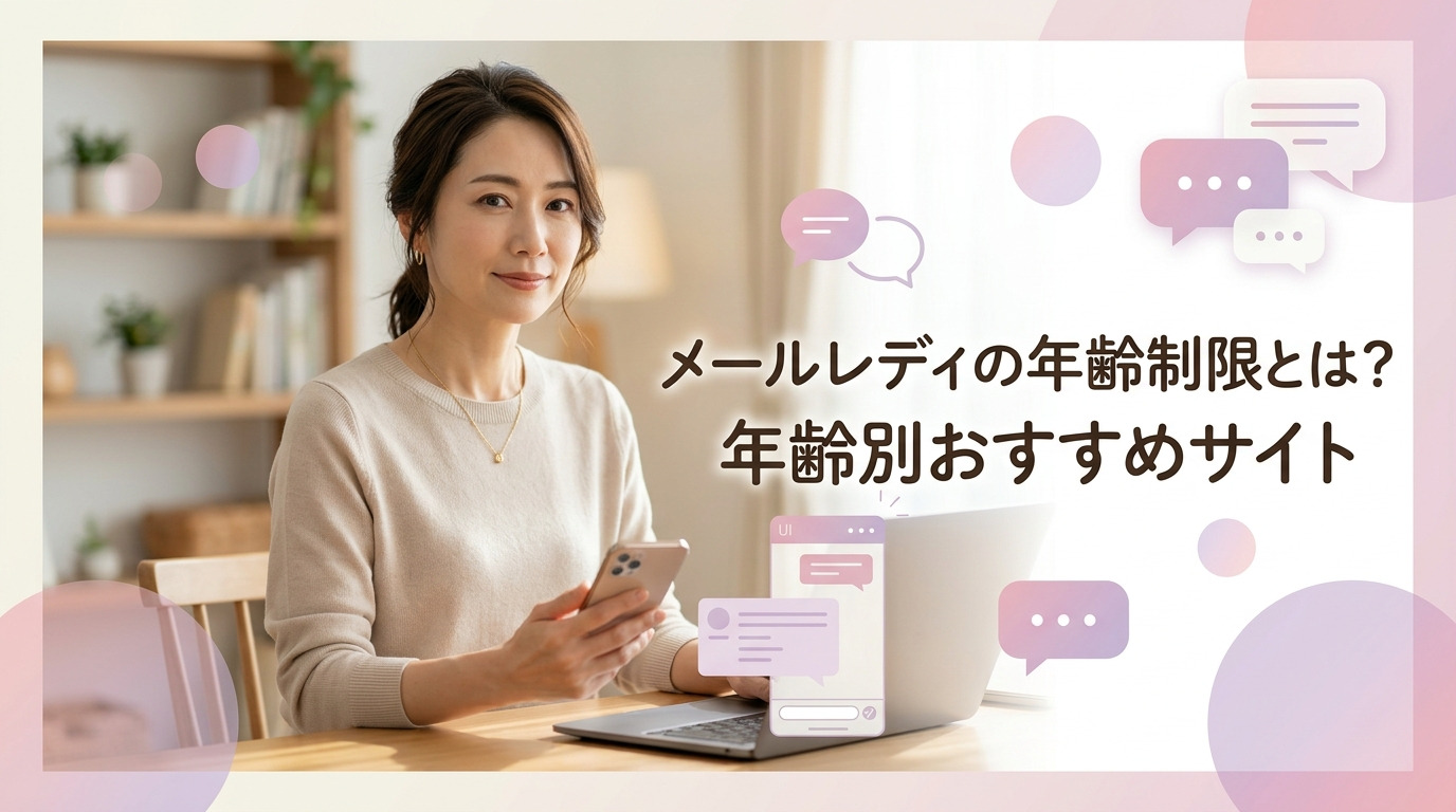 30代・40代以上におすすめのメールレディサイト
