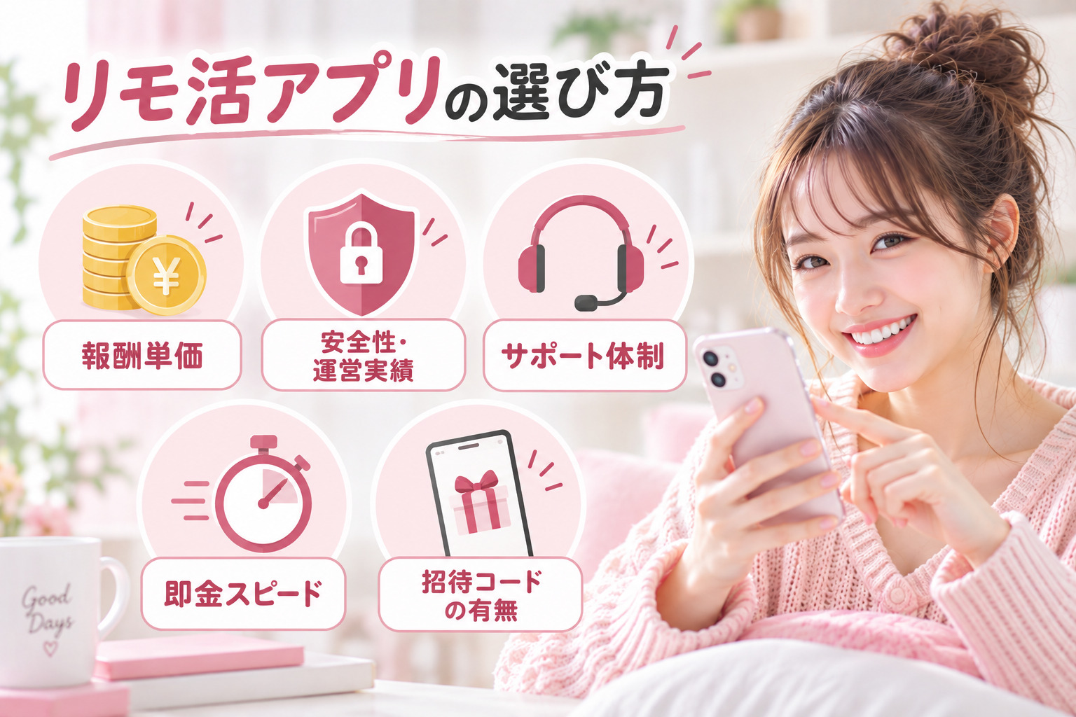 リモ活アプリの選び方